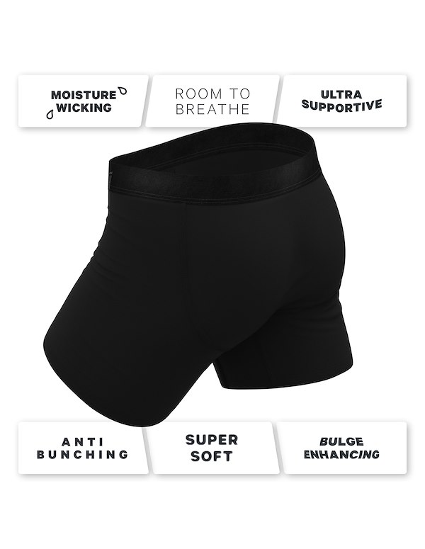 THE BROWNIE POINTS BALL HAMMOCK BOXER BRIEF ALT4 view Color: PT