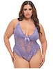 Additional PURPLE HAZE view of product VALENTINE PLUS SIZE TEDDY with color code LV