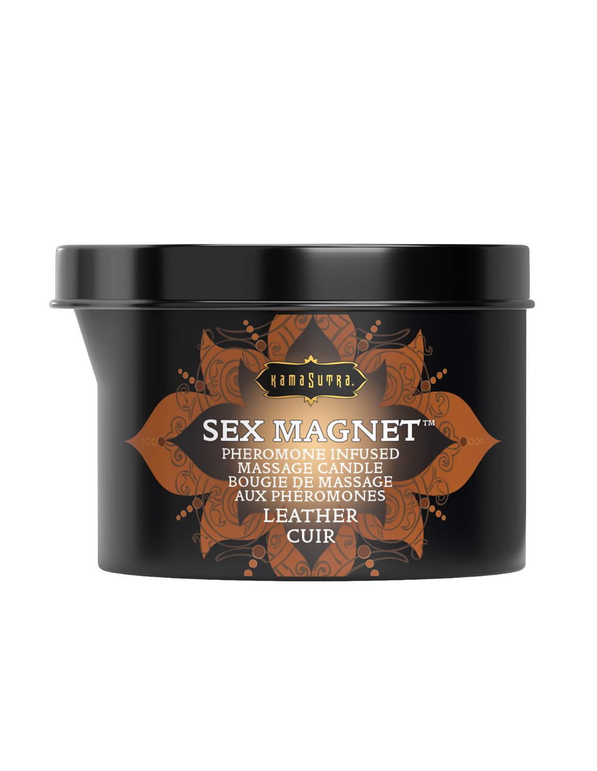 alternate image for SEX MAGNET - LEATHER PHEROMONE INFUSED MASSAGE CANDLE