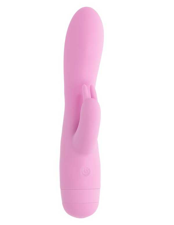 CUSHY BUNNY DUAL STIMULATING RABBIT VIBE ALT2 view Color: PK