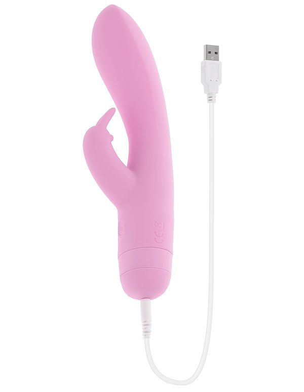 CUSHY BUNNY DUAL STIMULATING RABBIT VIBE ALT5 view Color: PK