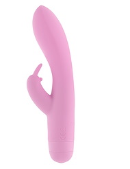Alternate back view of CUSHY BUNNY DUAL STIMULATING RABBIT VIBE