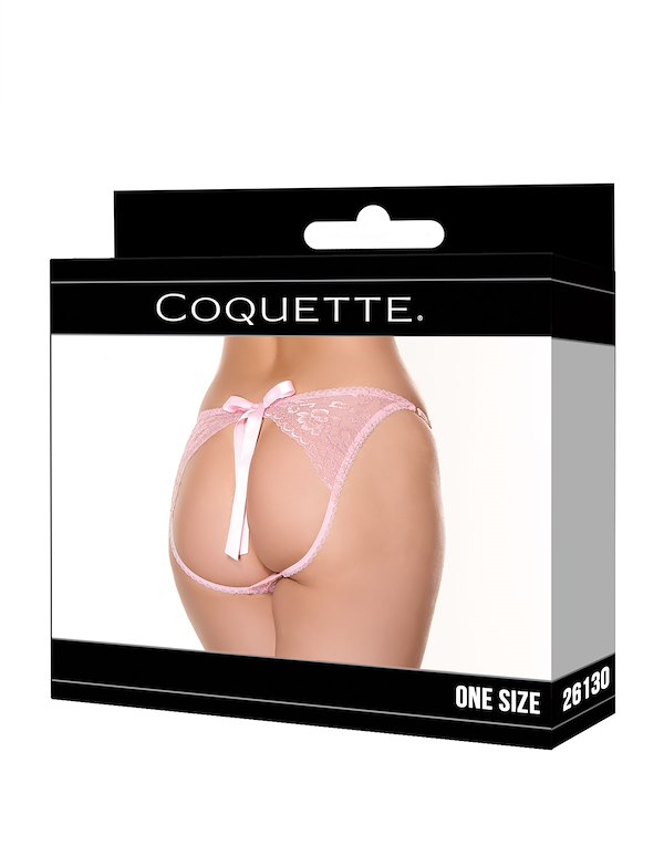 PETAL KISS OPEN-BACK PANTY ALT2 view Color: PK