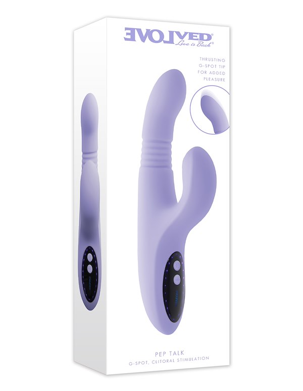 PEP TALK DUAL STIMULATOR ALT6 view Color: PR