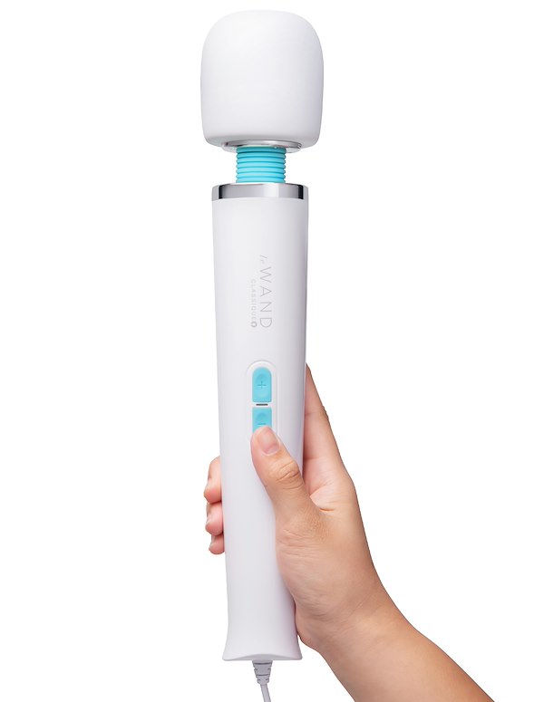 LE WAND CLASSIQUE PLUG-IN ORIGINAL WAND MASSAGER ALT4 view Color: WH