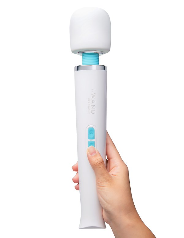 LE WAND CLASSIQUE CORDLESS ORIGINAL WAND MASSAGER ALT4 view Color: WH