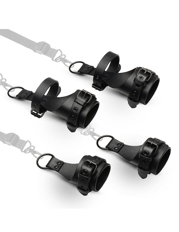 MASTER SERIES ALL ACCESS BED RESTRAINT KIT ALT1 view Color: BK