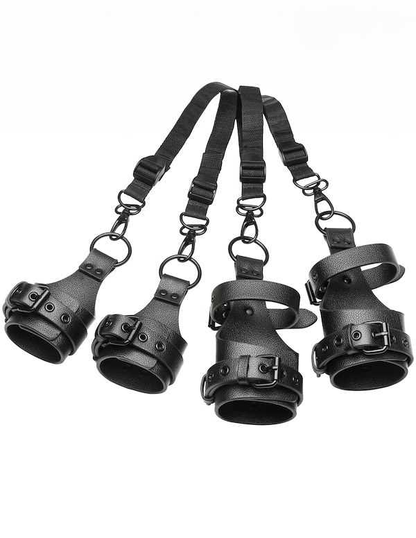 MASTER SERIES ALL ACCESS BED RESTRAINT KIT ALT4 view Color: BK