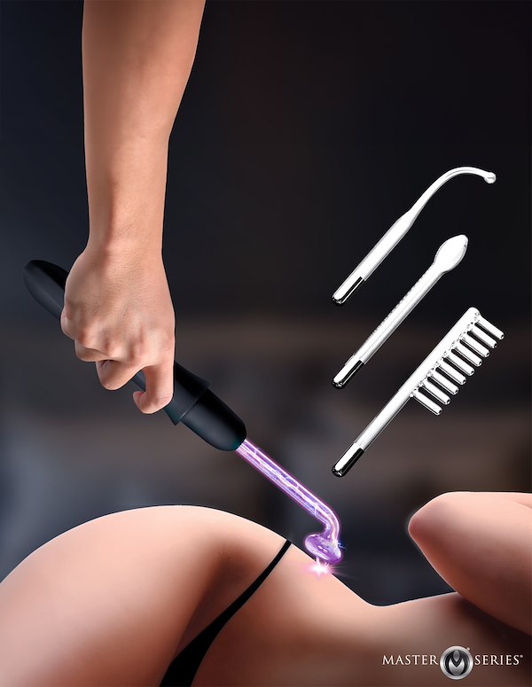 violent wand sex toy Elektrawand Rechargeable Violet Wand with Attachments – Purple – The BDSM  Toy Shop