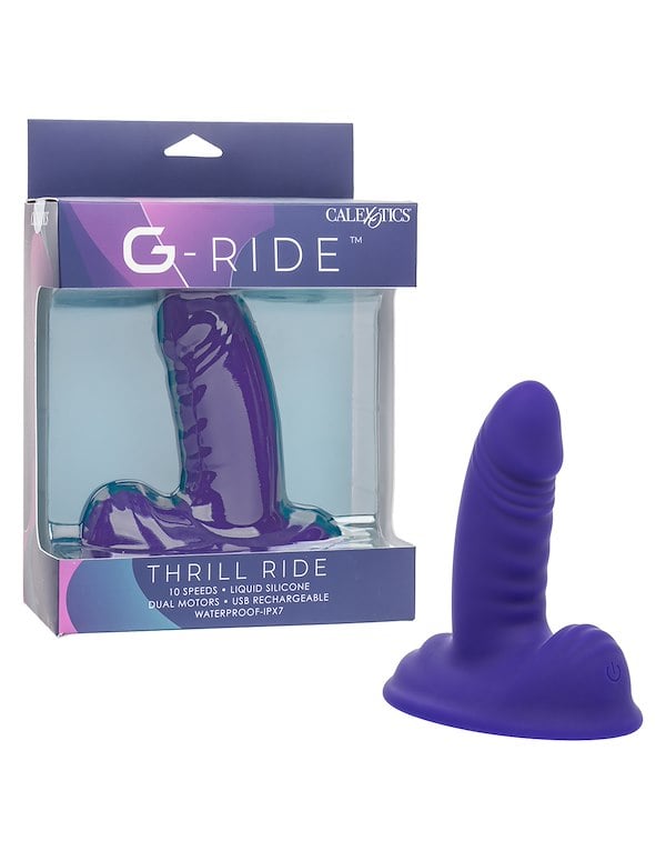 G-RIDE THRILL RIDE DILDO ALT7 view Color: BL