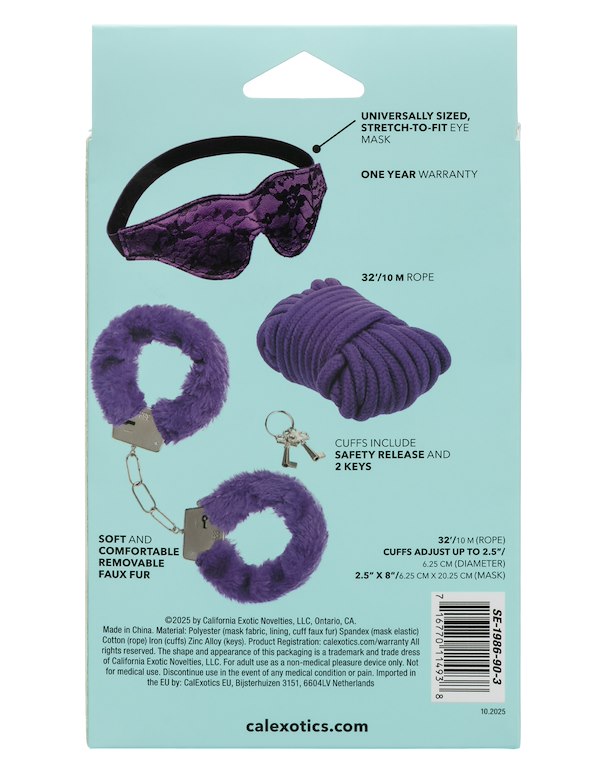 PLEASURE KITS INDULGENT COLLECTION ALT6 view Color: PR