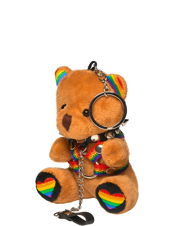 PRIDE BEAR KEYCHAIN ALT2 view Color: RW
