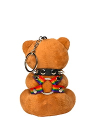 Alternate back view of PRIDE BEAR KEYCHAIN