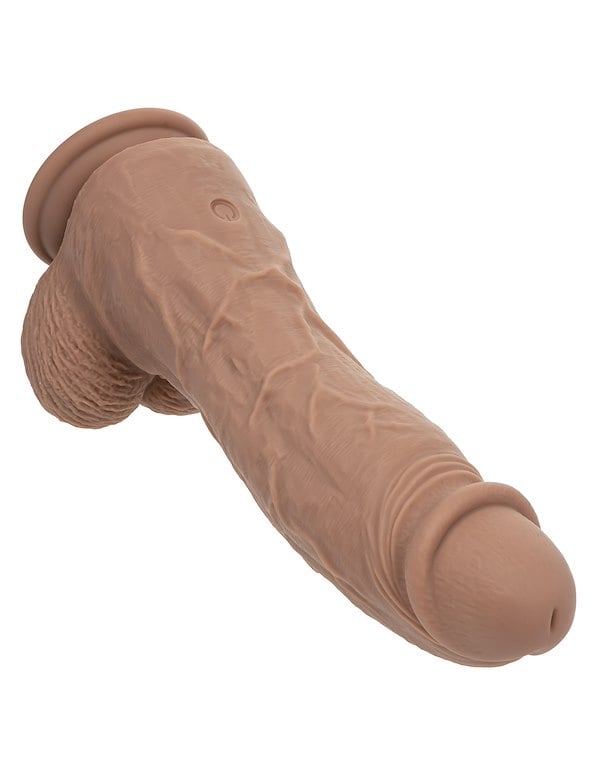SILICONE STUDS RECHARGEABLE BIG DICK ENERGY DILDO ALT2 view Color: CAR