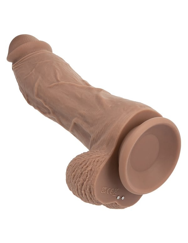 SILICONE STUDS RECHARGEABLE BIG DICK ENERGY DILDO ALT4 view Color: CAR