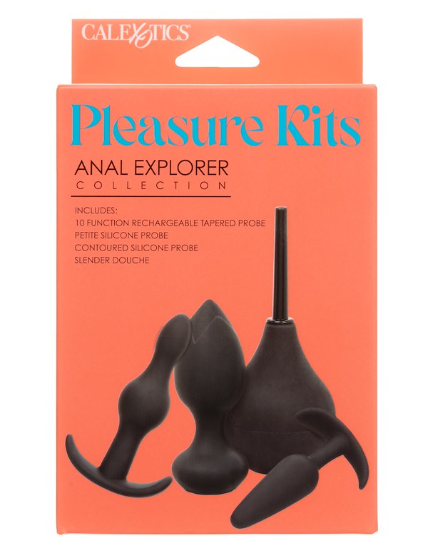 PLEASURE KITS ANAL EXPLORER COLLECTION ALT7 view Color: BK