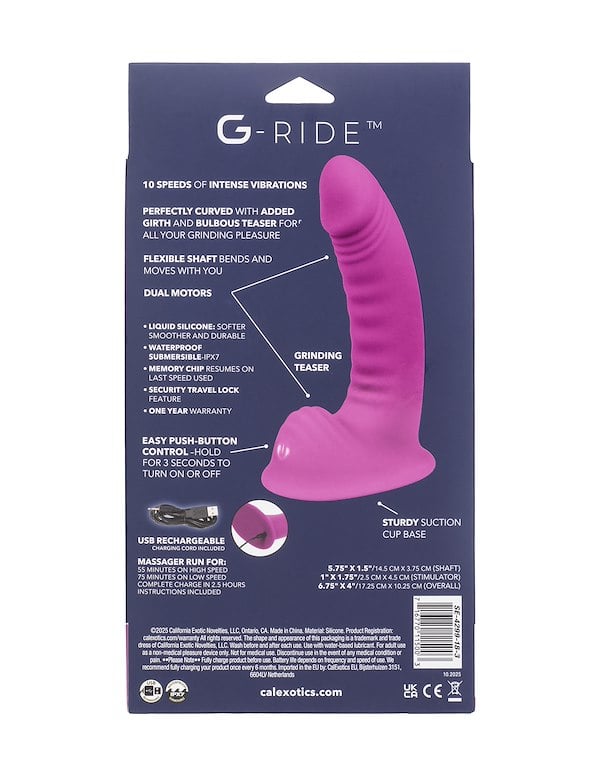 G-RIDE ROAD TRIP DILDO ALT9 view Color: PK