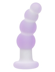 Alternate front view of LAVENDER HAZE BEADED CURVED PROBE