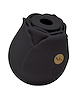 Additional BLACK view of product SECRET KISSES ROSEGASM AIR SUCTION VIBE - BLACK ROSE with color code BK