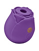 Additional PURPLE view of product SECRET KISSES ROSEGASM AIR SUCTION VIBE - PURPLE ROSE with color code PR