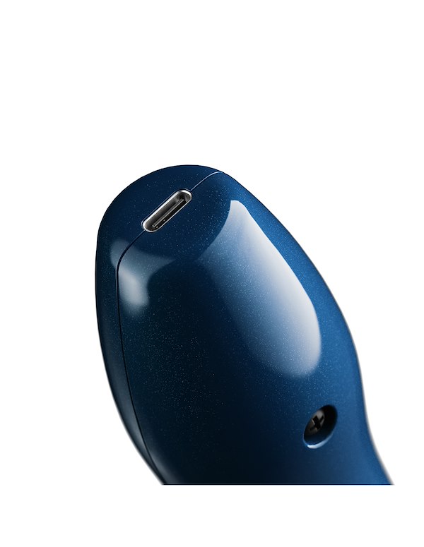 DOXY DIE CAST COMPACT CORDLESS WAND MASSAGER ALT5 view Color: BL