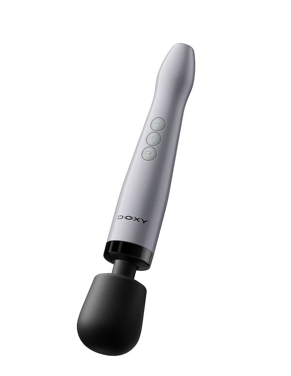 DOXY DIE CAST MAX CORDLESS WAND MASSAGER ALT5 view Color: WH