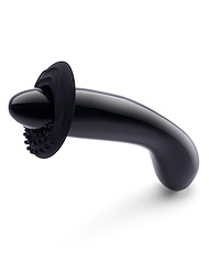 Alternate back view of LE WAND CRYSTAL BLACK OBSIDIAN G-WAND