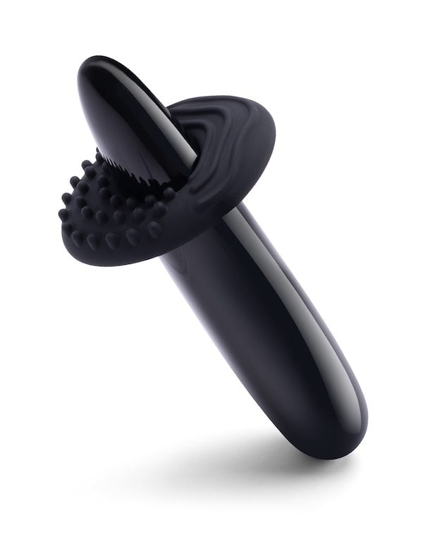 LE WAND CRYSTAL BLACK OBSIDIAN SLIM WAND ALT1 view Color: BK