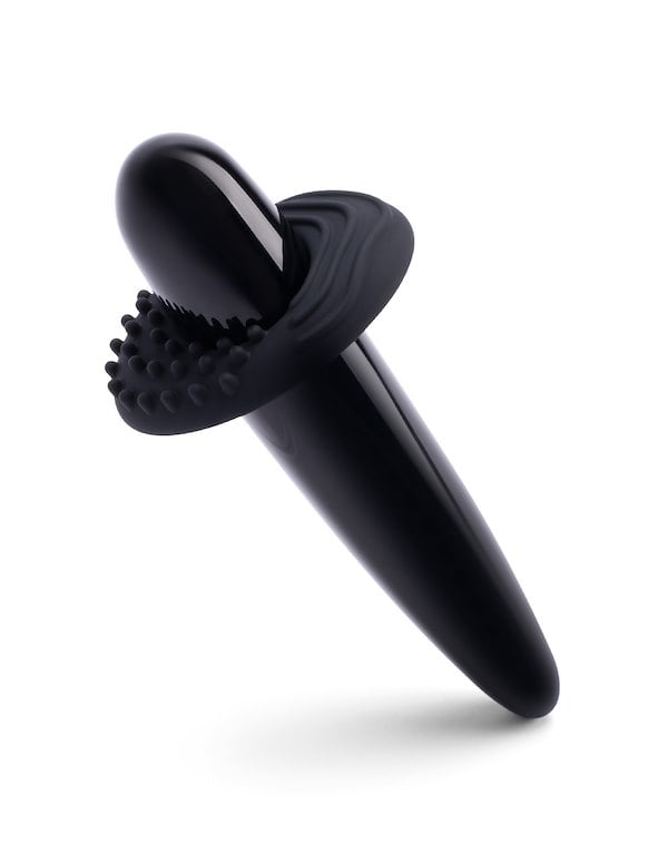 LE WAND CRYSTAL BLACK OBSIDIAN SLIM WAND ALT3 view Color: BK