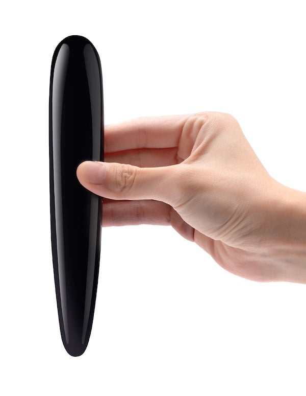 LE WAND CRYSTAL BLACK OBSIDIAN SLIM WAND ALT5 view Color: BK