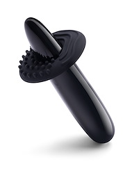 Alternate back view of LE WAND CRYSTAL BLACK OBSIDIAN SLIM WAND