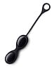 Additional BLACK view of product LE WAND CRYSTAL BLACK OBSIDIAN YONI EGGS with color code BK
