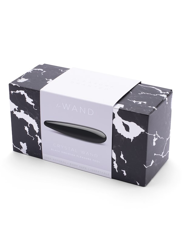 LE WAND CRYSTAL BLACK OBSIDIAN WAND ALT7 view Color: BK