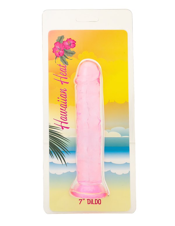 HAWAIIAN HEAT - 7 INCH DILDO ALT2 view Color: PK