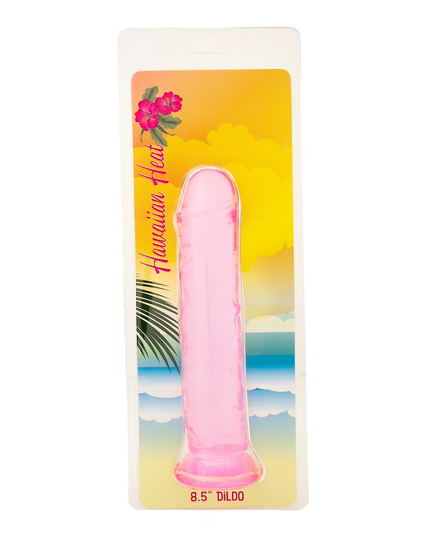 HAWAIIAN HEAT - 8.5 INCH DILDO ALT2 view Color: PK