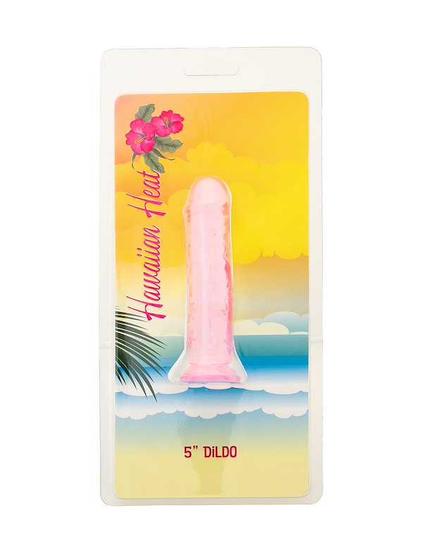 HAWAIIAN HEAT - 5 INCH DILDO ALT2 view Color: PK