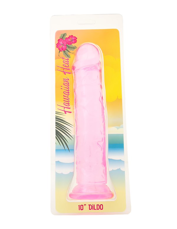HAWAIIAN HEAT - 10 INCH DILDO ALT2 view Color: PK