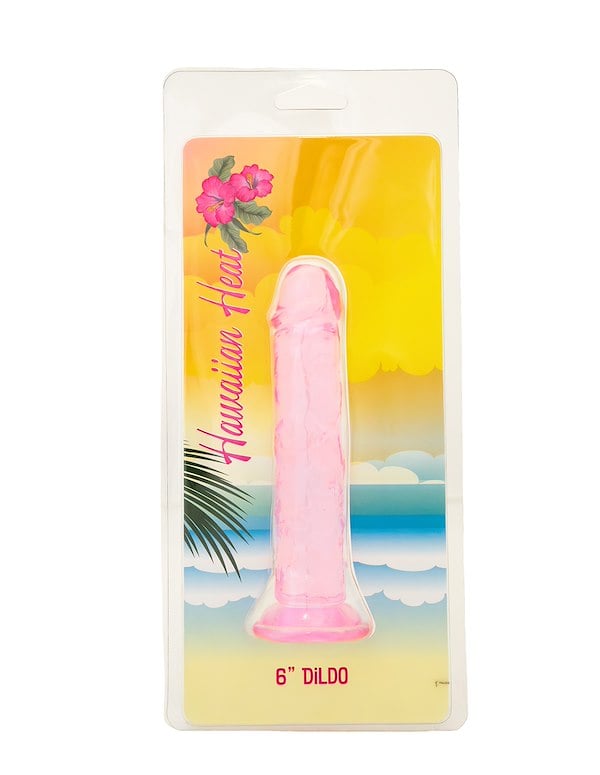 HAWAIIAN HEAT - 6 INCH DILDO ALT2 view Color: PK