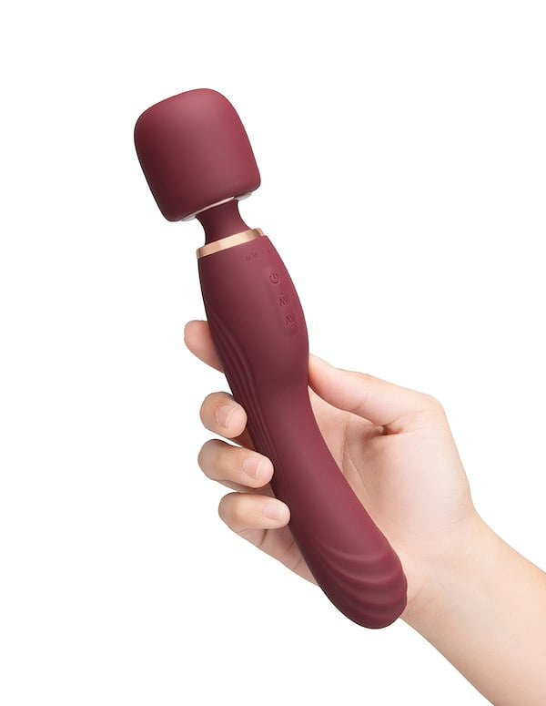 LE WAND FLAT TOP FUSION G DOUBLE ENDED WAND MASSAGER ALT1 view Color: WN