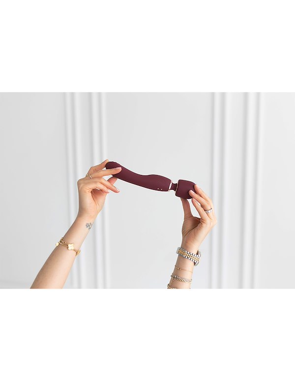 LE WAND FLAT TOP FUSION G DOUBLE ENDED WAND MASSAGER ALT11 view Color: WN