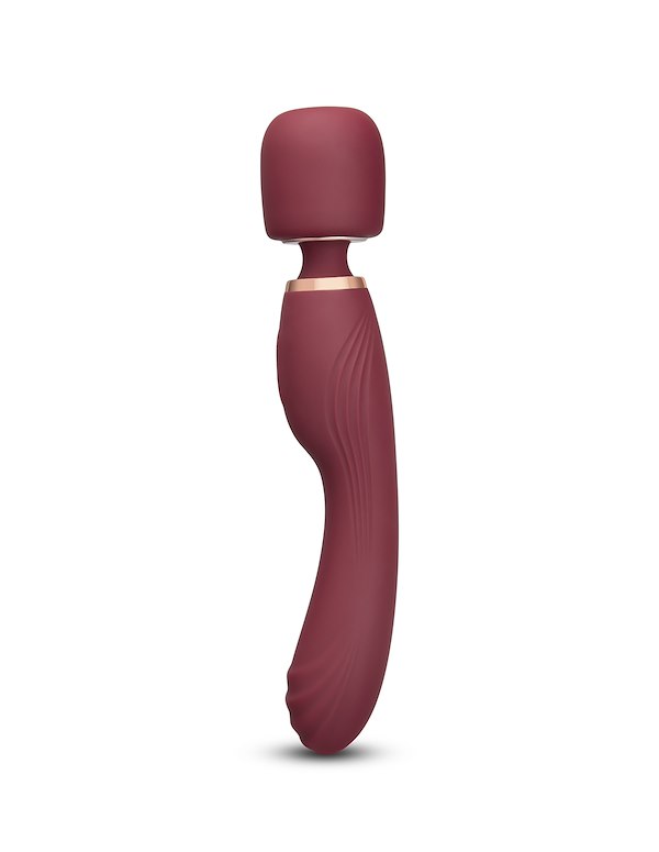 LE WAND FLAT TOP FUSION G DOUBLE ENDED WAND MASSAGER ALT3 view Color: WN