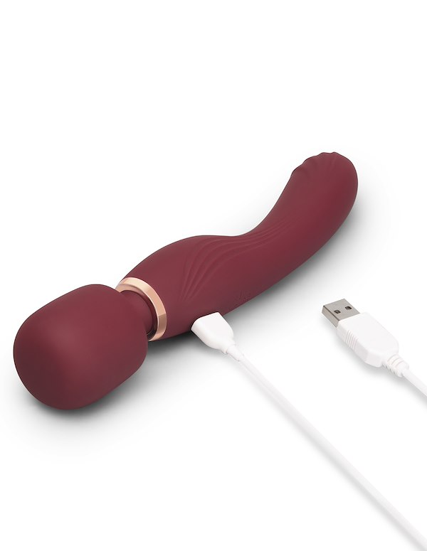 LE WAND FLAT TOP FUSION G DOUBLE ENDED WAND MASSAGER ALT8 view Color: WN