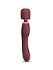 Additional WINE view of product LE WAND FLAT TOP FUSION G DOUBLE ENDED WAND MASSAGER with color code WN