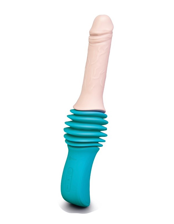 B-VIBE THRUSTING DILDO MACHINE ALT2 view Color: VA