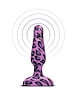 Additional PURPLE view of product B-VIBE NOVICE BUTT PLUG LEOPARD with color code PR