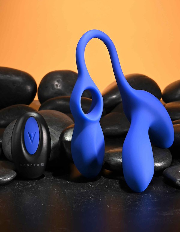 GENDER X BACK FOR MORE PROSTATE ANAL G-SPOT & CLITORAL STIMULATOR ALT9 view Color: BL
