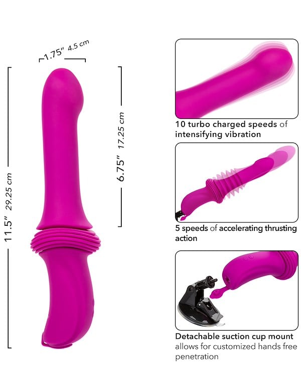 OVERDRIVE REMOTE CONTROL SMOOTH THRUSTER SEX MACHINE ALT1 view Color: PK