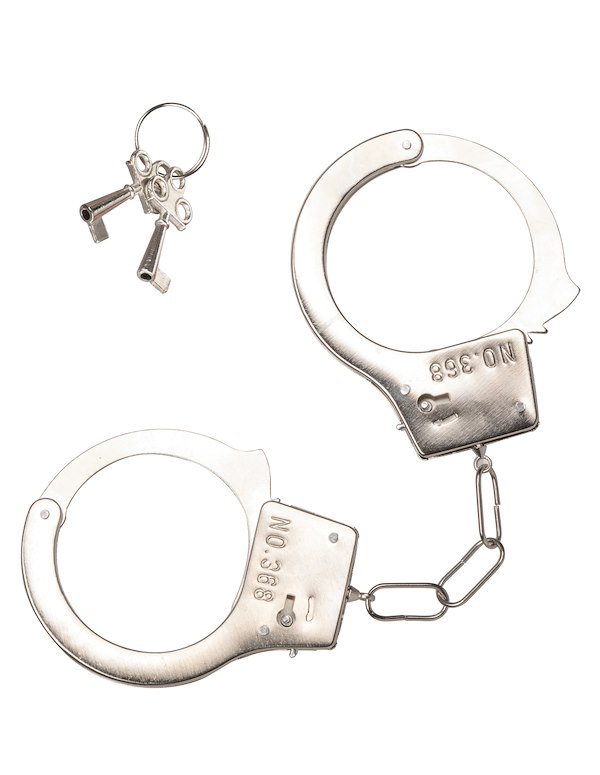 PLAYFUL FURRY HANDCUFFS ALT4 view Color: BK