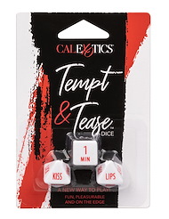 Alternate front view of TEMPT & TEASE DICE GAME