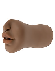 Front view of ZERO TOLERANCE CHANNEL HEART REALISTIC KISS AND TELL STROKER W/ MOVIE DOWNLOAD